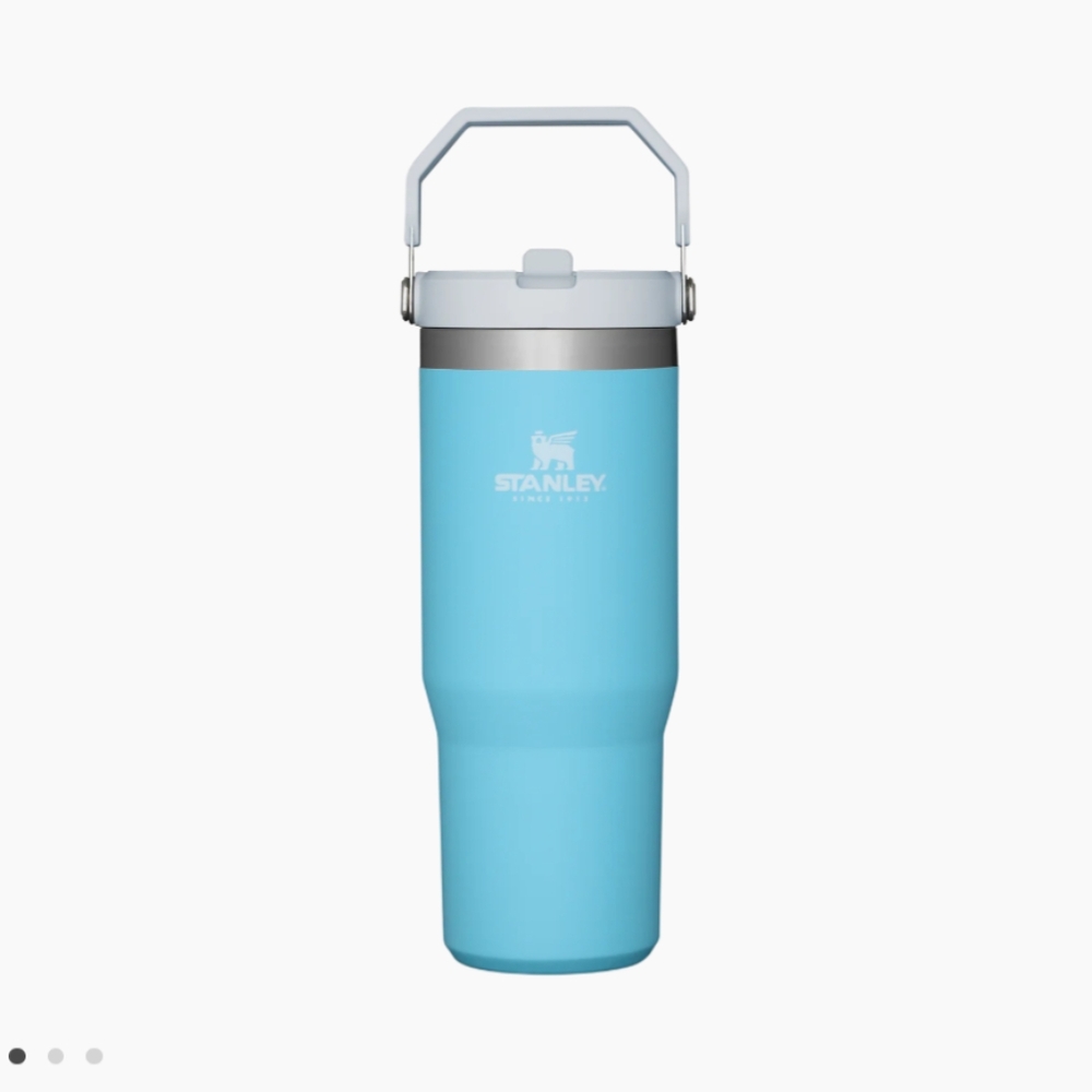 NEW The IceFlow Flip Straw Tumbler 30 OZ color Pool Blue
